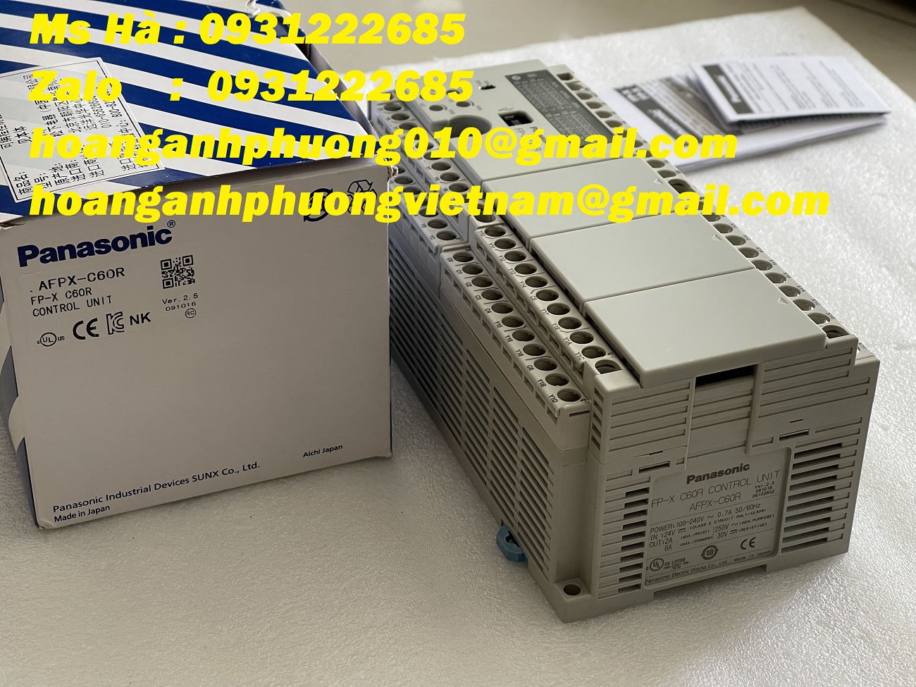 PLC nhập khẩu giá siêu tốt hiện nay AFPX-C60R panasonic